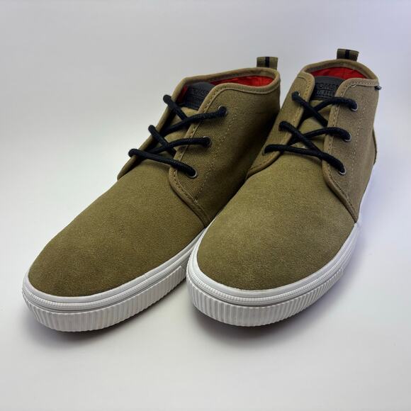 TOMS “Carlo” Mid Terrain Leather Clover Men’s Shoes Size 8.5 main image 4